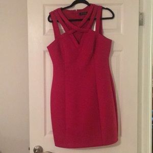 Guess Red Dresses Guess Women's Guess Red Bodycon Dress Guess Dresses  For Women
